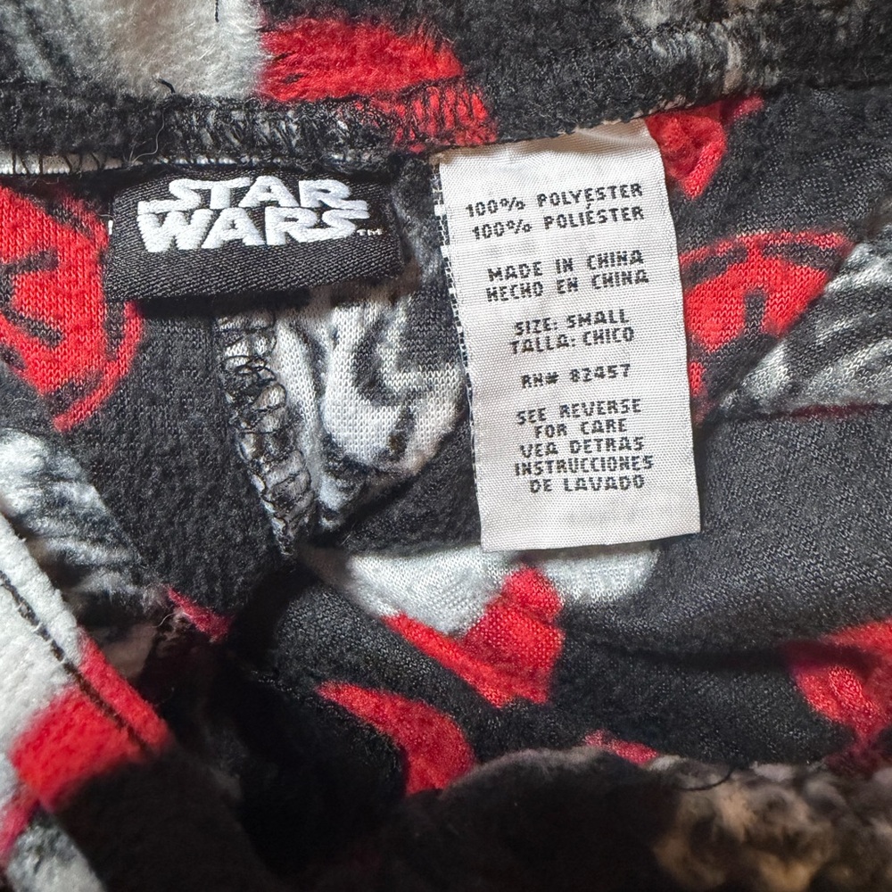 Star Wars Small Men Christmas Stormtrooper Santa Hat Fleece Lounge Pajama Pants - Picture 3 of 6